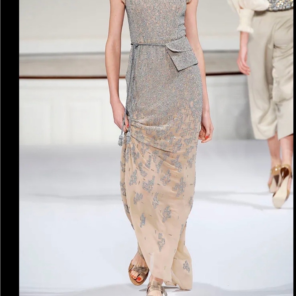 Oscar de la Renta Spring 2010 Runway "Pixelated" Beaded Gown - Picture 9 of 9